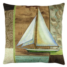 Aberto Design Cojín Multicolor 43 x 43 cm